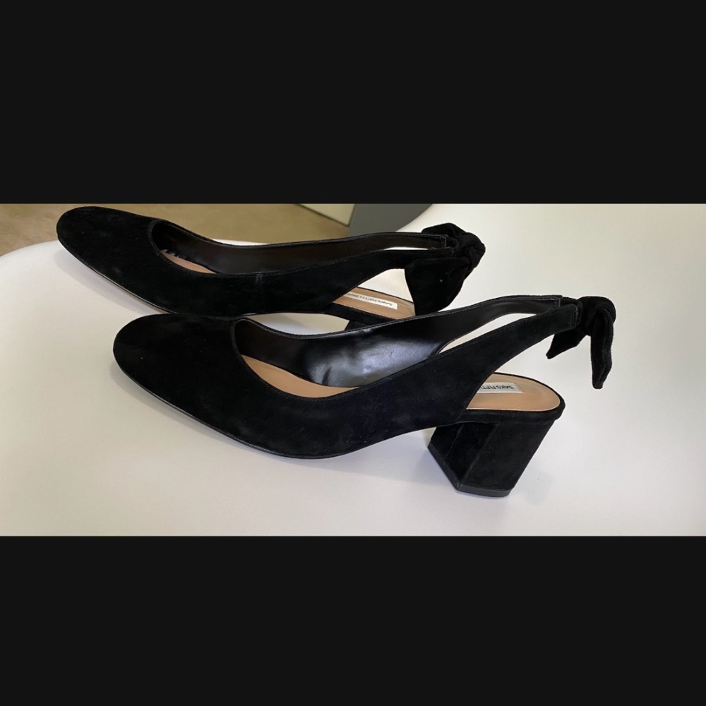 Saks 5th Avenue Suede Black Shoes